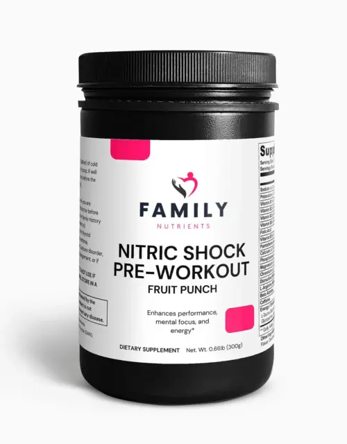Nitric Shock Pre-Workout Powder (Fruit Punch)